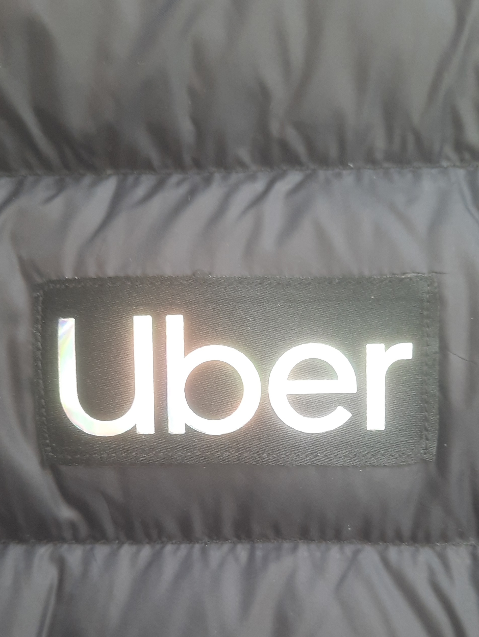 Uber Black Limited Edition Mens Down Puffer Vest Size Large — image 3 of 8